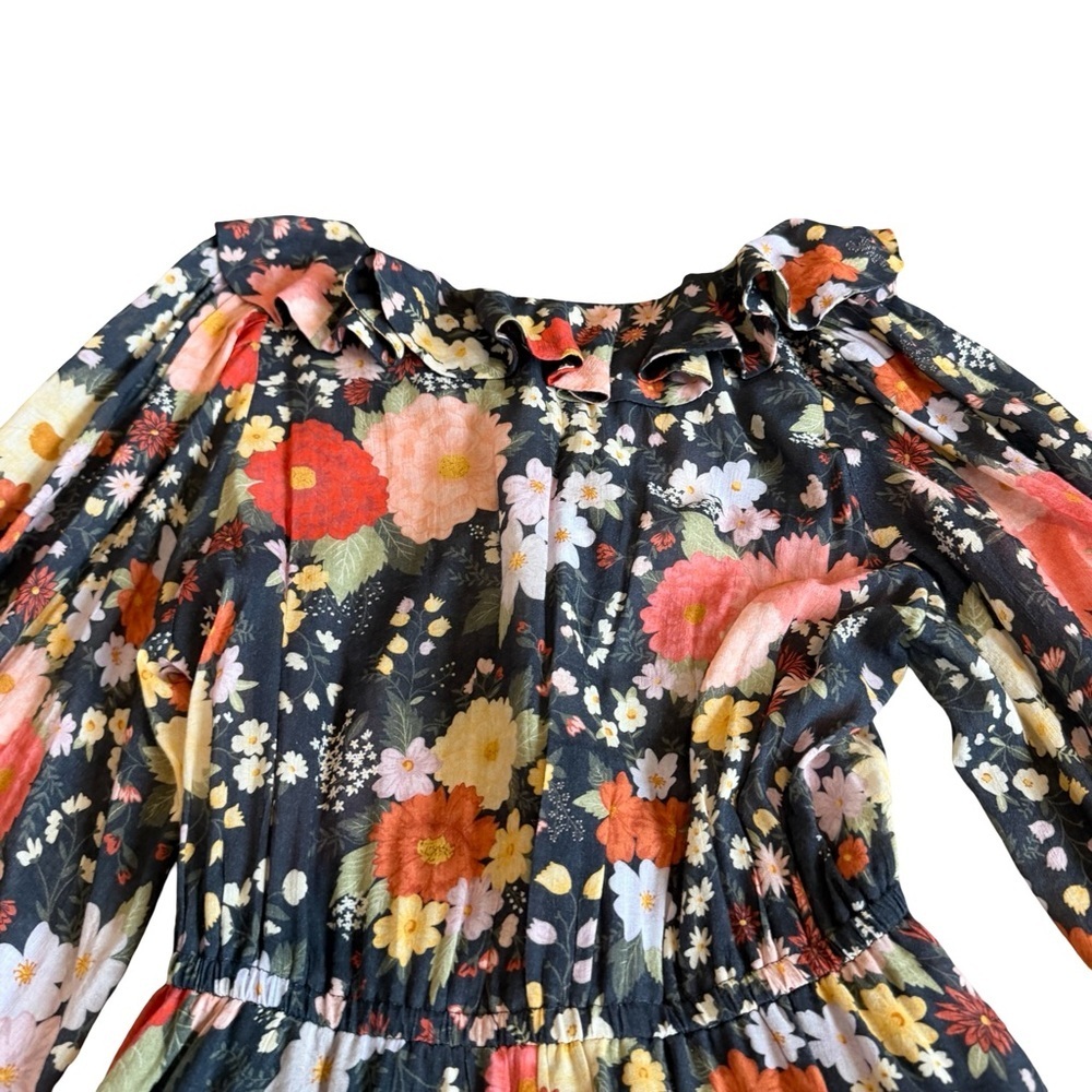 Spell and the Gypsy Sangria Playdress Nightshade Long Sleeve Floral Size Small - Picture 10 of 14